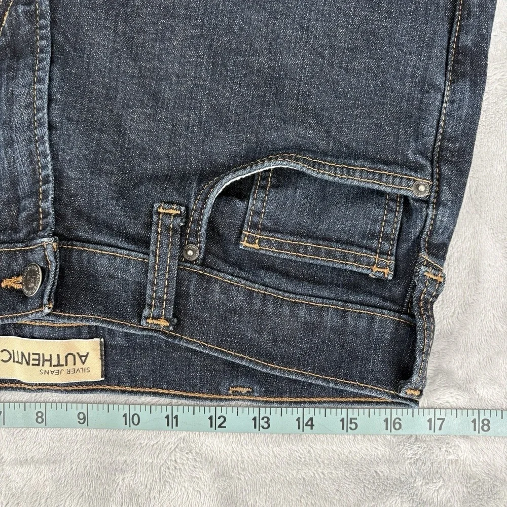 Silver Jeans Men's Sz 32x34 (Fits 33x33.5) Slim Authentic Straight‎ Leg Blue